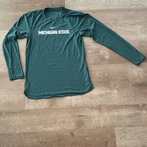 Nike Michigan State Dri-FIT Long Sleeved Shirt